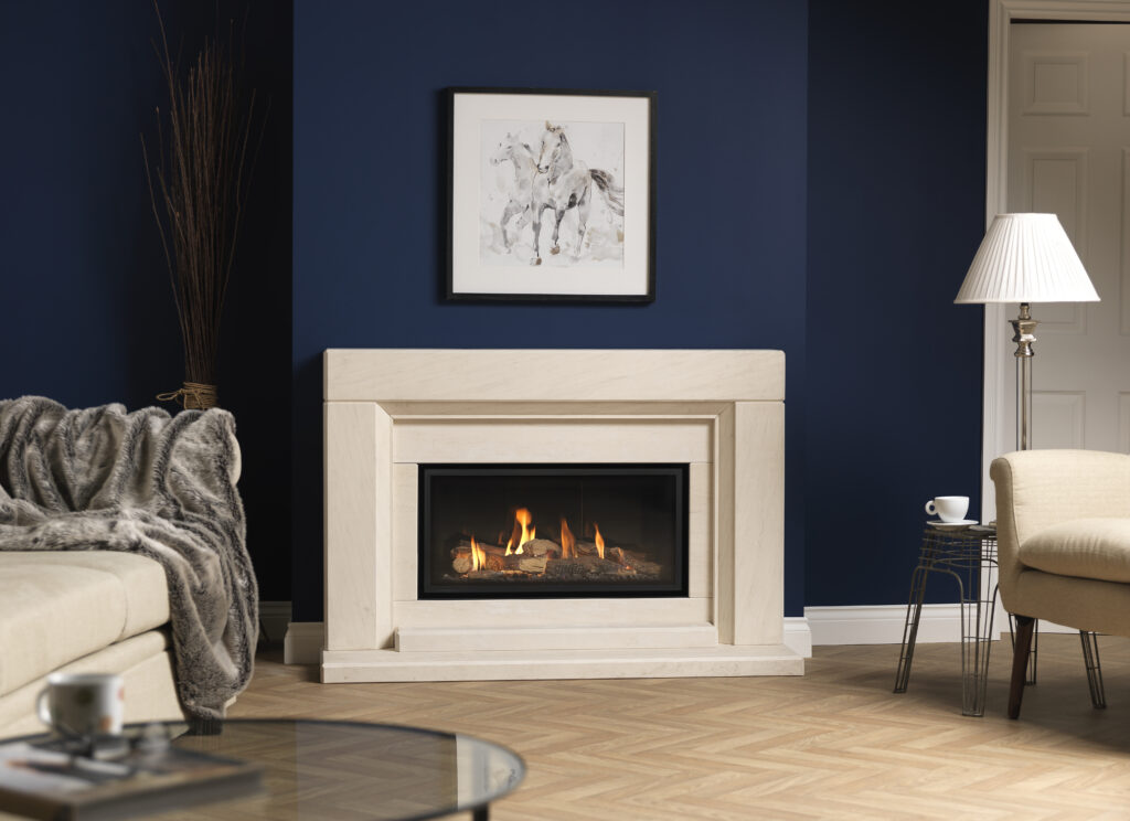Panache 8040 in Coalport Limestone Surround