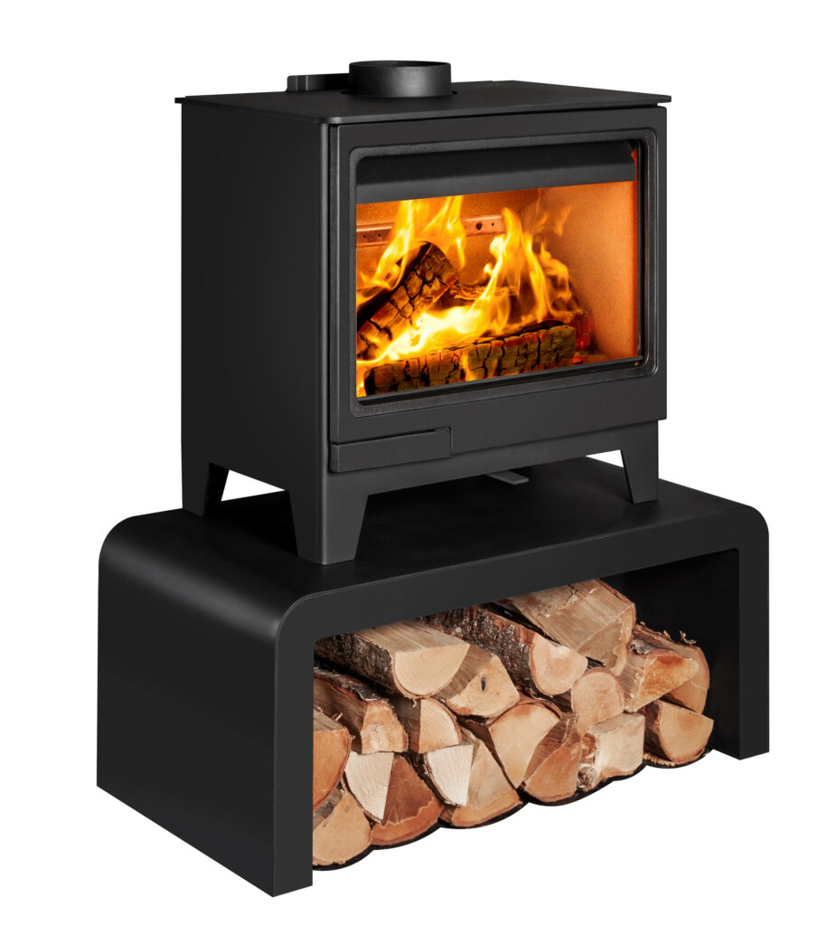 12) Herald Allure 7 on bench Side cutout with logs