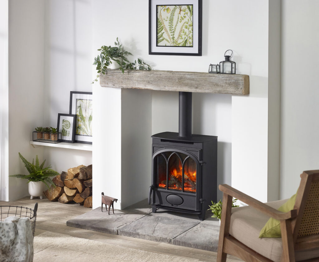 Alcaston-Electric-Stove-in-Inglenook-2-scaled