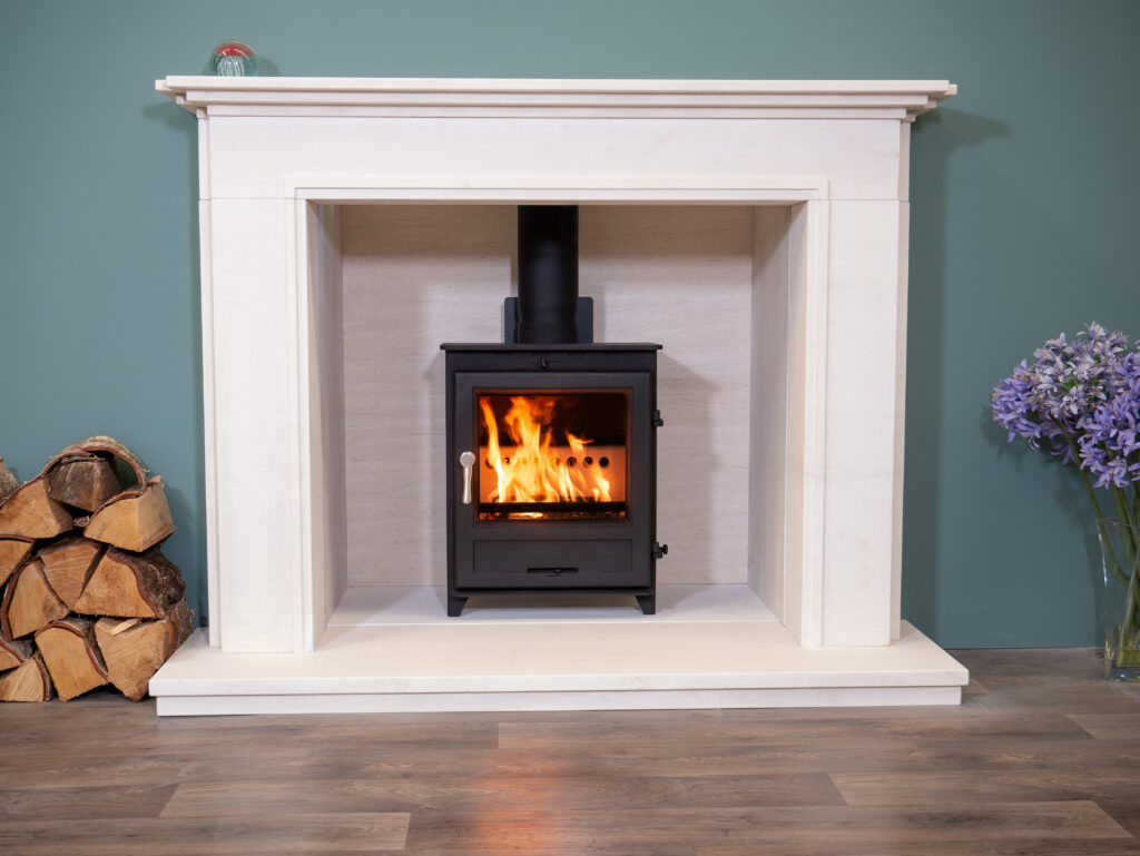 Fireline FP5W in Condover Surround with All Limestone Liners