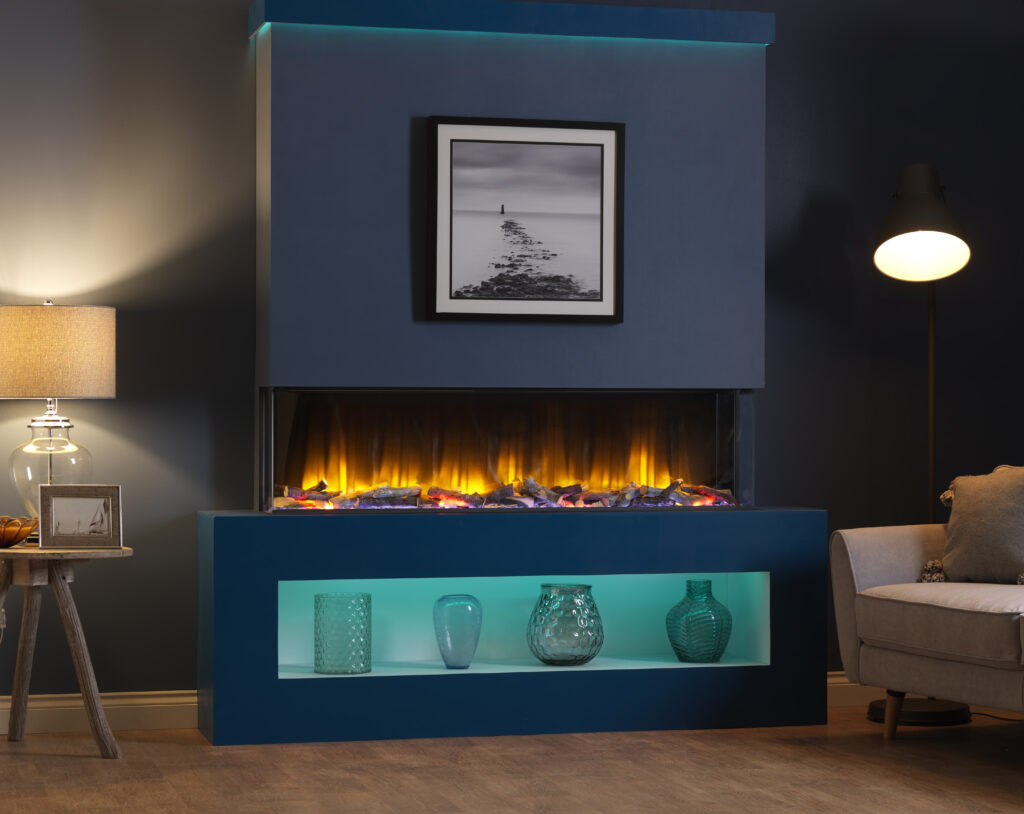 Polaris 1600e Feature Wall Blue LED Lights Three Sided