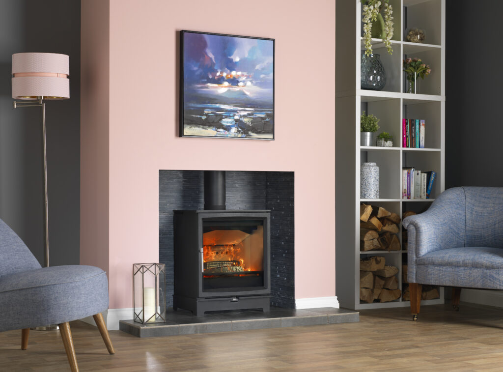 Woodtec 5kW Wide Deep on Stand