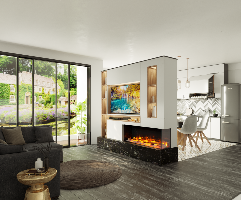 iRange-i1250e-Deep-Orange-Flame-Two-Sided-with-Woodland-Logs